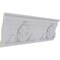 Ekena Millwork 9 1/4"H x 3 3/4"P x 9 7/8"F x 94 1/2"L Alexandria Acanthus Leaf and Ribbons Crown Moulding MLD09X03X10AL - alternate 3
